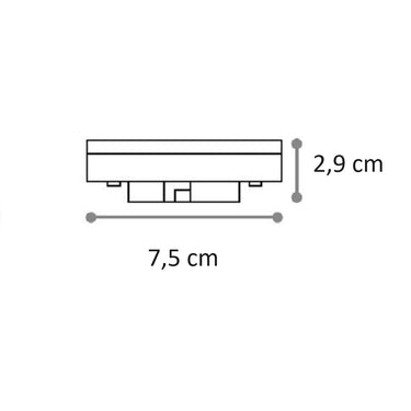 Ideallux gx53 9w 4000k cri80 1000lm Ideallux Lampadine e moduli led